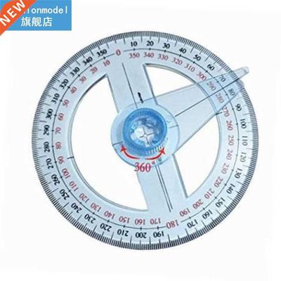 360° Plastic Degree Protractor Angle Edge Finder Measuri