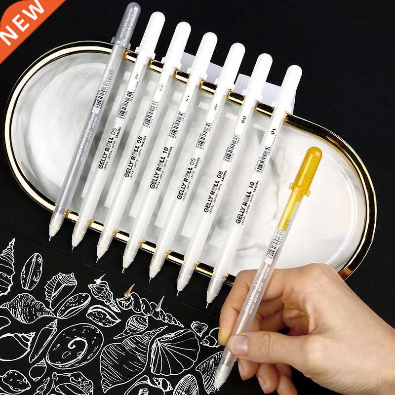 Sakura Gelly Roll Pen Liner, Basic Highlighter White Gold Si 包装 内托 原图主图