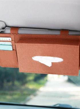 Car Tissue Box Case Sun Visor Type Hanging Tissue Box Car Na