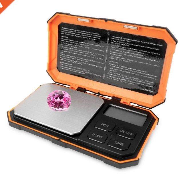 Digital Scale 200g x 0.01g Gram Scale with Pocket Size 100g