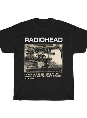 Radiohead T Shirt Men Fashion Summer Cotton T-shirts Kids Hi
