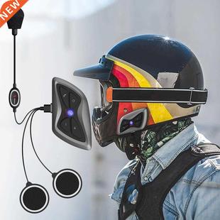 T2 Motorcycle Intercom IP65 Waterproof HiFi Sound Long Stand