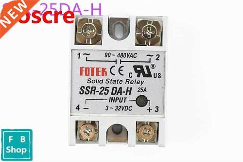 90-480VAC to 3-32VDC 25A SSR-25DA-H Sold State Relay Module