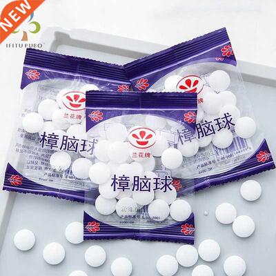 4 Bags=80Pcs Natural Mothballs Mouldproof Camphor Wardrobe