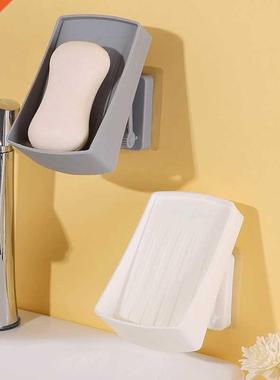Retractable Soap Dish Wall Mounted Soap Case Holder Draining