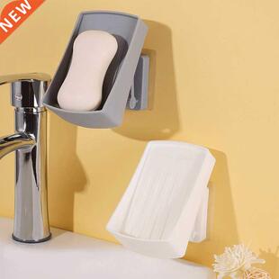 Retractable Soap Dish Wall Mounted Soap Case Holder Draining