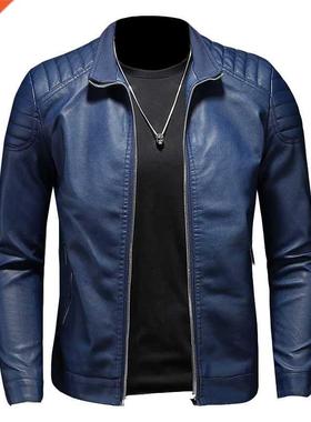 9-color hot-selling men's autumn winter personality leat