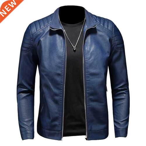 9-color hot-selling men's autumn winter personality leat