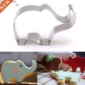 Cartoon Elephant Mold Stainless Steel Cookie Cutter Baby Foo