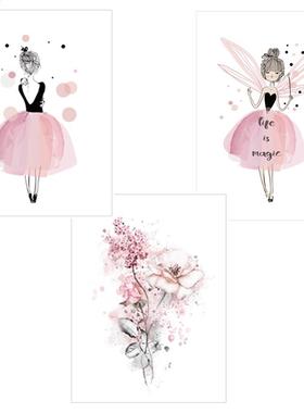 3pcs Kids Room Decor Pictures Baby Girls Bedroom Picture Nur