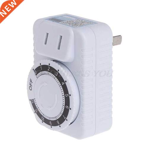AC 220V 12 Hour Electrical Mechanical Timer Wall Plug Switch