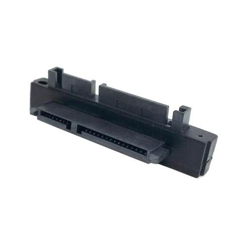 90 Degree Right Angled SATA 22Pin 7+15 Male to SATA 22P Fema