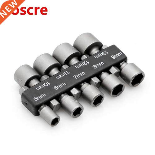 9pcs 5-13mm Power Nut Driver Drill Bit 1/4