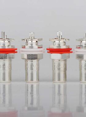 Hot Sale 8Pcs RS006 Silver Plated RCA Phono Chassis Panel M