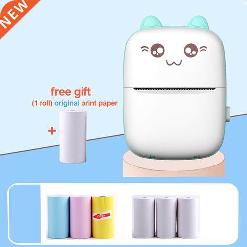Mini Portable Thermal Printer Paper Photo Pocket Thermal Pri