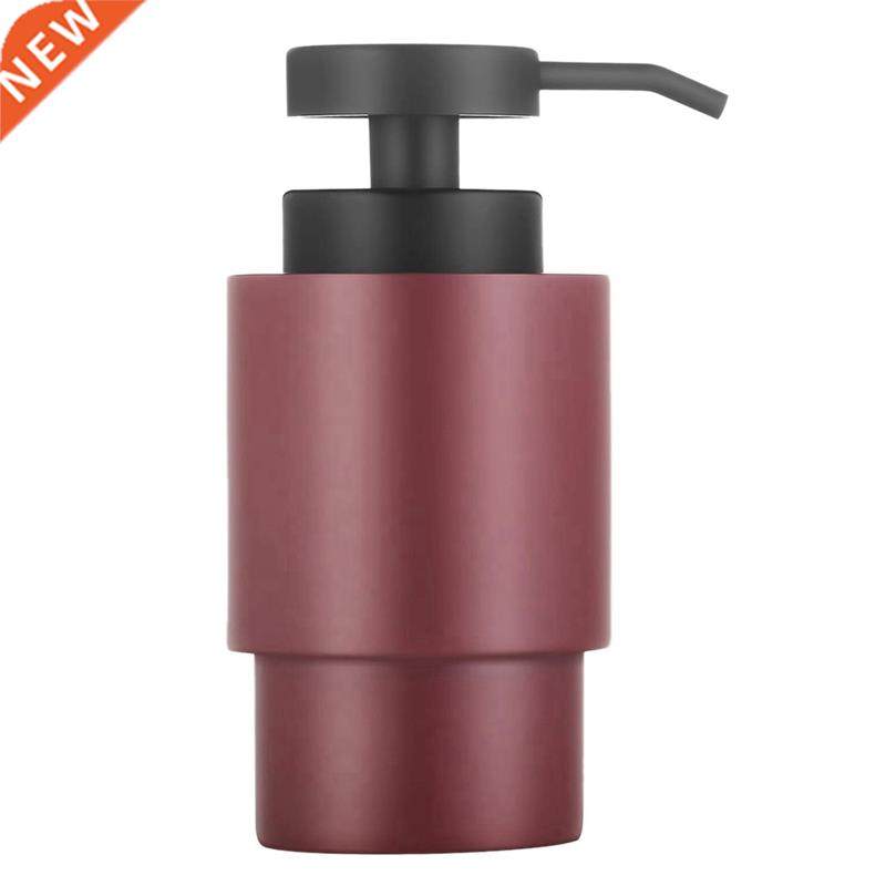 1 Brick Red Geoetric Shape Push Type Soap Bottle Lotion Dis