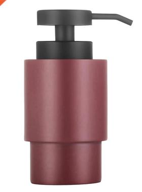 1 Brick Red Geoetric Shape Push Type Soap Bottle Lotion Dis