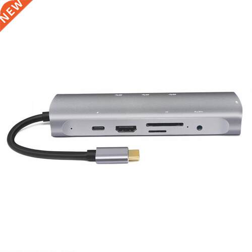 9in 1 USB C HUB To HDMI-compatible Hub Type C To Vga RJ45 3.