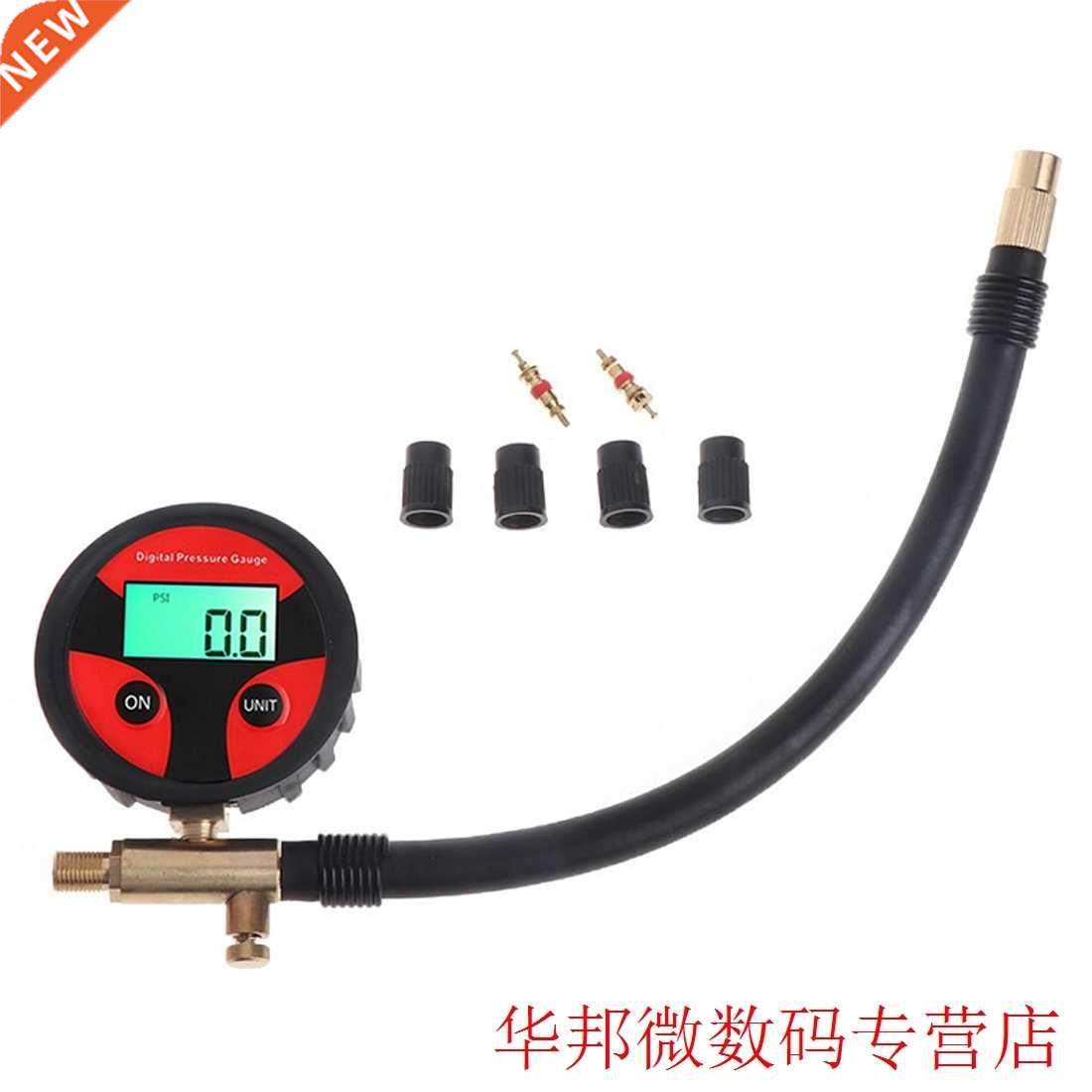 200PSI Digital Tyre Tire Pressure Gauge LCD Manometer Motorc