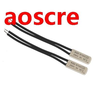 2 Pcs KSD9700 NC 85 Degree Celsius Bimetal Thermostat Temper
