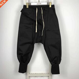 20ss Owen Seak Men Casual Harem Pants Gothc Men Clothng H