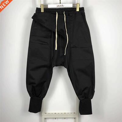 20ss Owen Seak Men Casual Harem Pants Gothc Men Clothng H