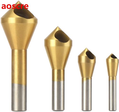 Titanium Countersink Deburring Drill Taper Hole Cutter Steel