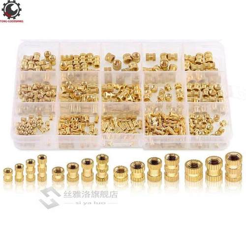 M2 M M4 M5 Thread Knurled s Threaded Insert Embedt Nut for