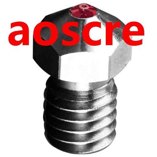 Mk8 Ruby Nozzle 0.4mm 1.75mm Nozzles High Temperature for PE