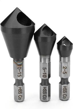 HRC89 TiAlN Countersink Drill Bit M5 Cobalt Deburring Chamf