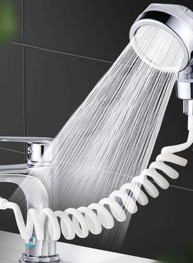 G1/2in Two Modes Head Washing Handheld Shower Head Set Press