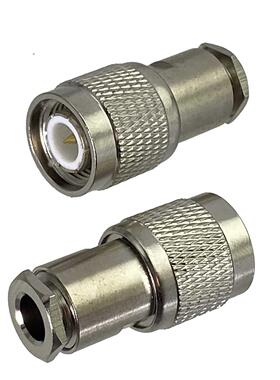 1pcs TNC Male Plug Connector Clamp RG58 RG142 LMR195 RG400 C