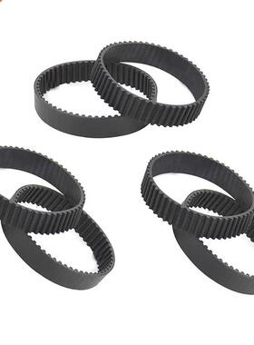 1Pcs S3M-465 To S3M-570 Black Rubber Close Loop Timing Belt