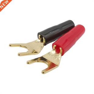 Connector Wire Cable Speaker Audio Plug Banana Type 2Pcs