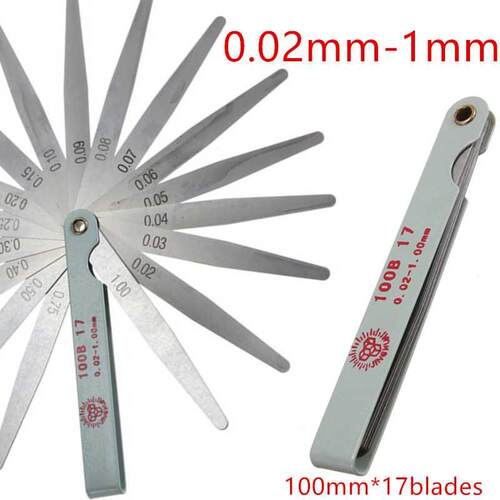 Useful 17 Blades 0.02 To 1mm Thickness Gap Metric Filler Fee