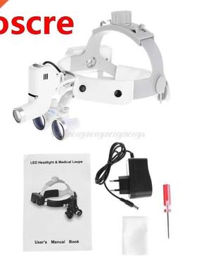 .5X Magnify High Intensity LED Light Headlight Headband L