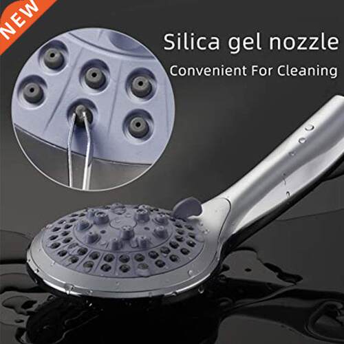 Zhangji Bathroom 5-Mode Shower Head Large Panel Water-Saving