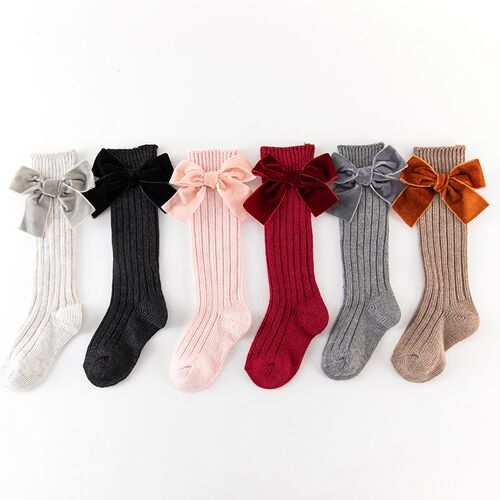 1-8y kids baby Knee High Socks girls for children princess s