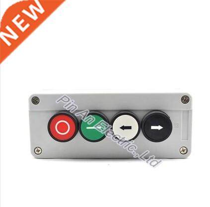 Four self reset button box flat button two hole waterproof s