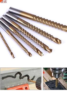6 pcs 3-8mm titane enduit HSS foret électrique trou d