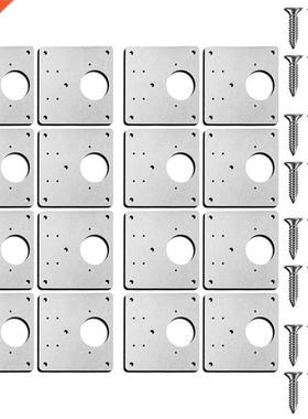 16 Sets Hinge Repair Plate Cabinet Hinge Repair Plate Kit Hi
