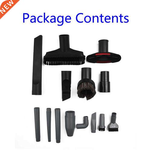 15pcs/Set Vacuum Cleaner Brush Suction Head Flat Nozzle Brus