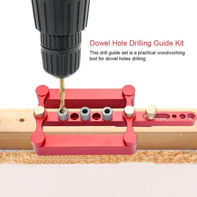 6810mm Drilling Guide Self Centering Dowelling Jig Dowel Hol