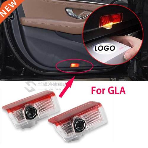 2X Led car door light Mercedes Benz GLA 260 45 amg 250 220