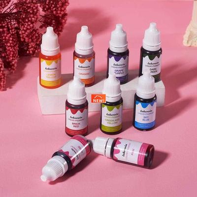 New 10ml Liquid Pigment for Lip Gloss Color Pigment Dyeing