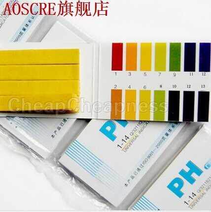 80 Strips Full Range 1-14 PH Paper Analyzers Test Paper Stri