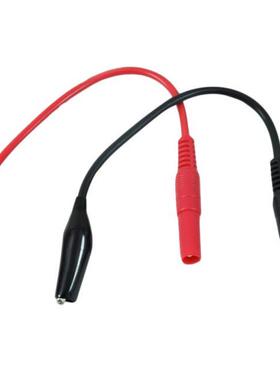 2Pcs Alligator Clips Electrical  Test Leads Alligator Dou