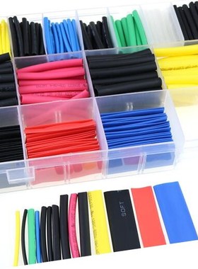 580PCS Shrinkable Tube Heat Shrink Tube 21 Polyolefin Heat