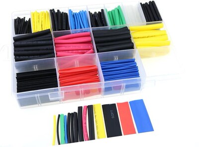 580PCS Shrinkable Tube Heat Shrink Tube 21 Polyolefin Heat