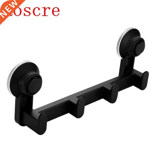 4 Hooks Door Hanger Nail-free Hook No Traces Key Holder Wall